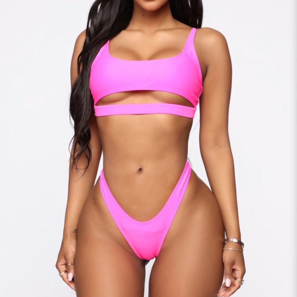 Pink Fashionnova euphoria bikini